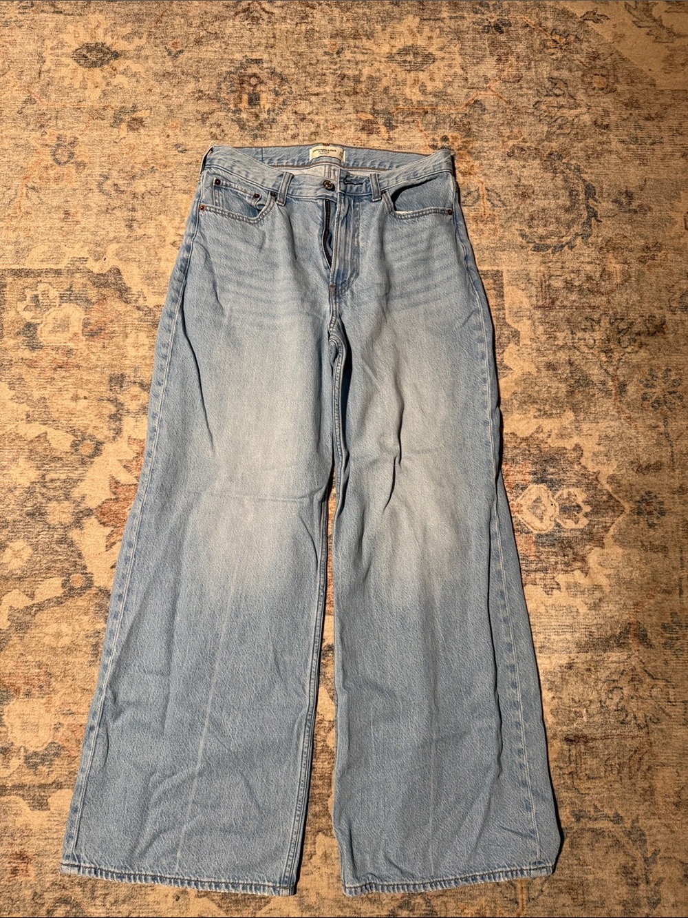Abercrombie High-Rise Wide-Leg Jeans for Women